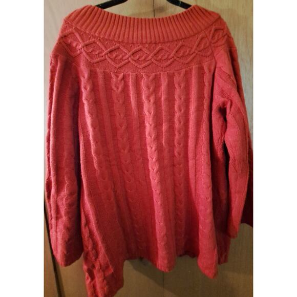 Women's Jessica London Redish Orange Sweater Size 14/16 - Picture 2 of 5